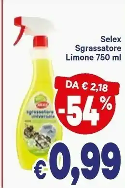A&O Selex Sgrassatore Limone offerta
