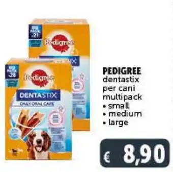 Deco Supermercati PEDIGREE dentastix per cani multipack offerta