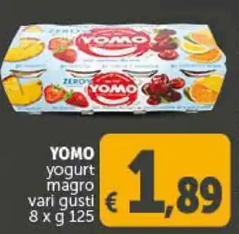 Deco Supermercati YOMO yogurt magro vari gusti 8 x g 125 offerta