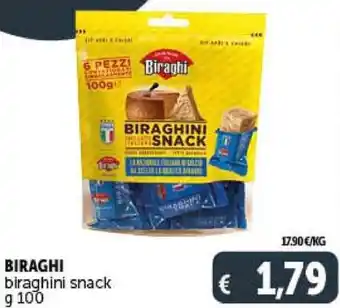 Deco Supermercati BIRAGHI biraghini snack g 100 offerta