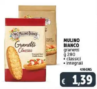 Deco Supermercati MULINO BIANCO granetti g 280 offerta