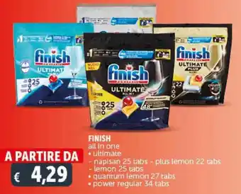 Deco Supermercati FINISH all in one offerta