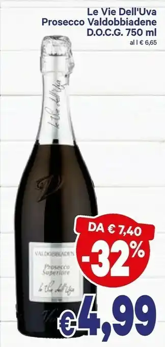A&O Le Vie Dell Uva Prosecco Valdobbiadene offerta