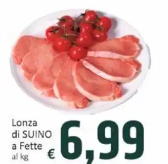 Paghi Poco Lonza di SUINO a Fette offerta