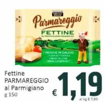 Paghi Poco Fettine PARMAREGGIO al Parmigiano g 150 offerta