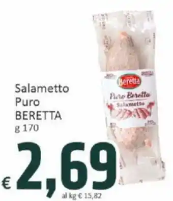 Paghi Poco Salametto Puro BERETTA g 170 offerta