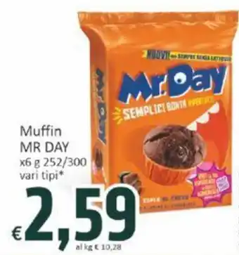 Paghi Poco Muffin MR DAY x6 g 252/300 vari tipi offerta