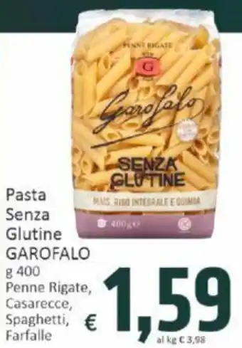 Paghi Poco Pasta Senza Glutine GAROFALO g 400 offerta