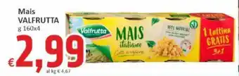 Paghi Poco Mais VALFRUTTA g 160x4 offerta