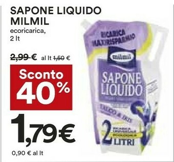Coop Milmil Sapone Liquido offerta