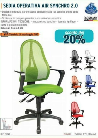 Sedia Operativa Air Synchro 2.0
