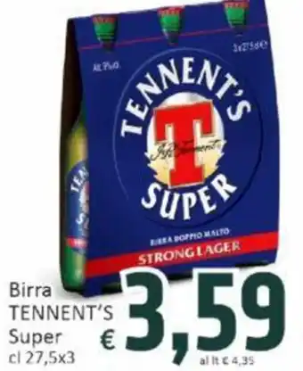 Birra TENNENT'S Super cl 27,5x3