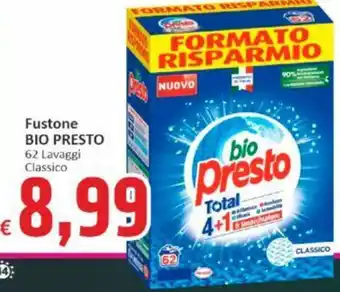 Fustone BIO PRESTO 62 Lavaggi Classico
