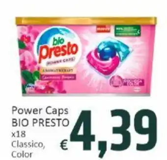 Power Caps BIO PRESTO x18 Classico, Color