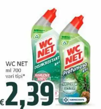 WC NET ml 700 vari tipi