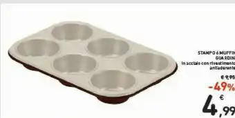 Conad Stampo 6 Muffin offerta