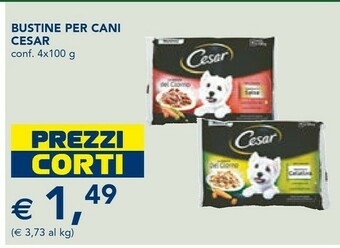 Esselunga Cesar 5900951253553 Cibo Umido Per Cani offerta