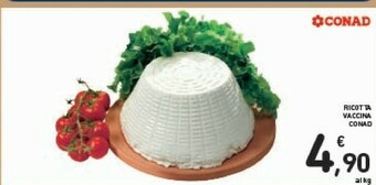 Conad Conad Ricotta Vaccina offerta