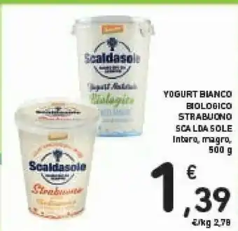Conad Scaldasole Yogurt Bianco Biologico offerta