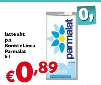 Pam Parmalat Latte parzialmente scremato offerta