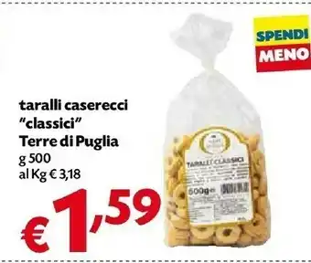 Pam Caserecci Taralli offerta