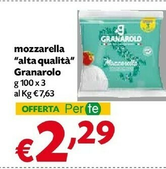 Pam Granarolo Mozzarella offerta