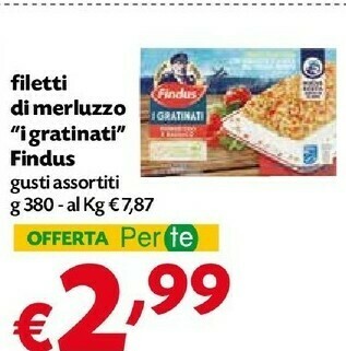 Pam Findus Filetti di merluzzo offerta