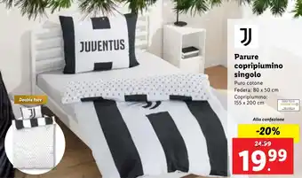 Lidl Parure copripiumino singolo offerta