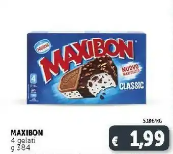 Deco Supermercati Nestle Maxibon 4 Gelati offerta