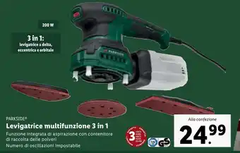Lidl PARKSIDE Levigatrice multifunzione 3 in 1 offerta
