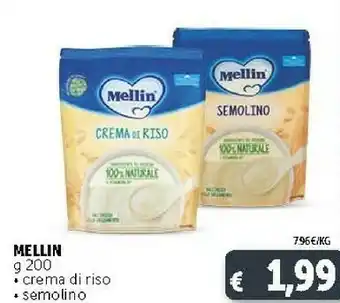 Deco Supermercati Mellin Alimentazione Neonato offerta