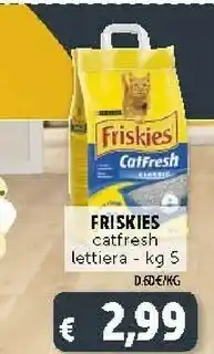 Deco Supermercati Purina Friskies Catfresh Lettiera offerta