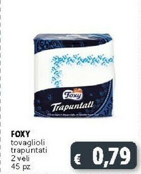Deco Supermercati Foxy Tovaglioli Trapuntati offerta