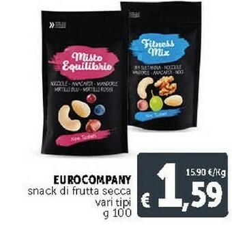 Deco Supermercati Euroocompany Snack Di Frutta Secca offerta