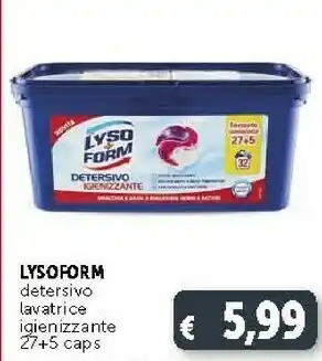 Deco Supermercati Lysoform Detersivo Lavatrice Igienizzante offerta
