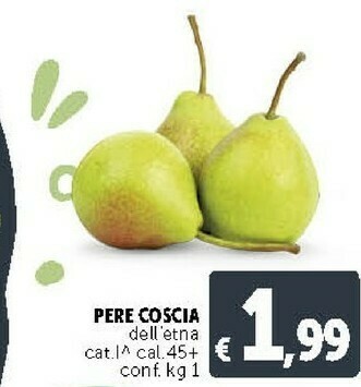 Deco Supermercati Pere Coscia offerta