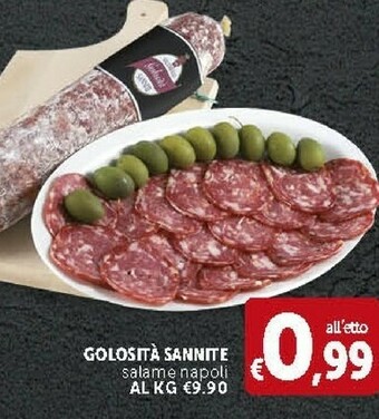 Deco Supermercati Golosit Asannite Salame Napoli offerta