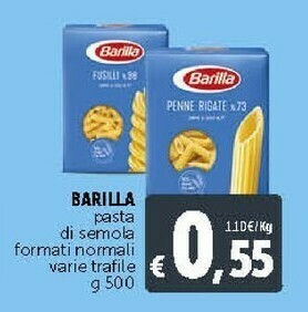 Deco Supermercati Barilla Barilla - Pasta Mista 500 g(ml) offerta