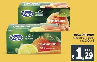 Deco Supermercati Yoga Succhi offerta