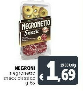 Deco Supermercati Negroni Negronetto Snack Classico offerta