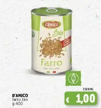 Deco Supermercati D'amico Farro Bio offerta