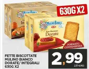 Interspar Mulino Bianco Fette biscottate offerta