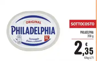 Spazio Conad PHILADELPHIA 350 g offerta