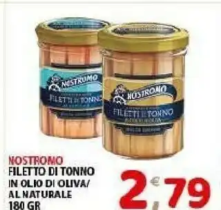 Mio Market Nostromo Tonno All'Olio Di Oliva offerta