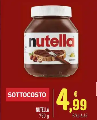 Spazio Conad NUTELLA 750 g offerta