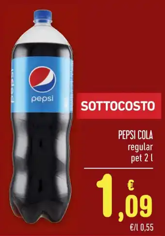 Spazio Conad PEPSI COLA regular pet 2 l offerta