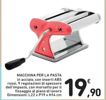 Spazio Conad MACCHINA PER LA PASTA offerta