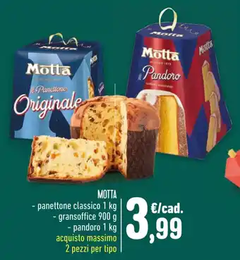 Spazio Conad MOTTA - panettone classico 1 kg - gransoffice 900 g offerta