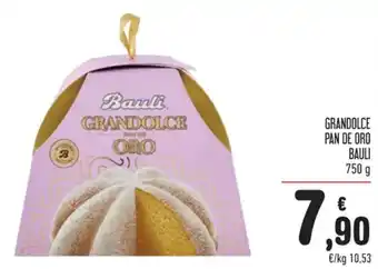 Spazio Conad GRANDOLCE PAN DE ORO BAULI 750 g offerta