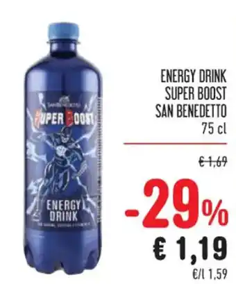 ENERGY DRINK SUPER BOOST SAN BENEDETTO 75 cl